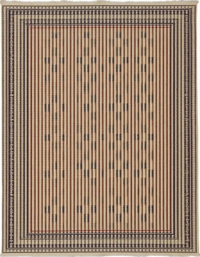 a custom sized wool rug